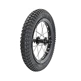 12 Inch Kids Bike Front Wheels Replacement with Solid Air Rubber Tire and Inner Tube, Bicycle Bike Wheels Don't Fit with Huffy Bike