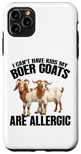 iPhone 11 Pro Max Boer Goat Farmer Goat Owner Stuffed Animal Costume Boer Goat Case