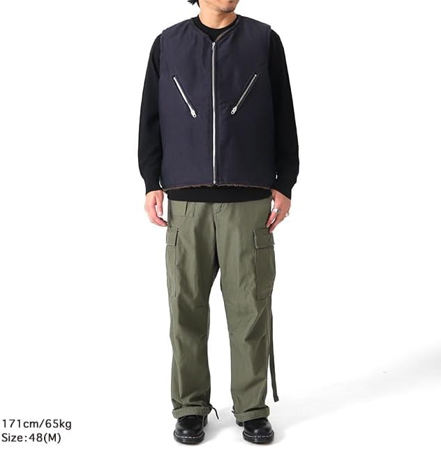Nigel Cabourn Alpaca wool Navy Vest S115942090 - トップス一度使用