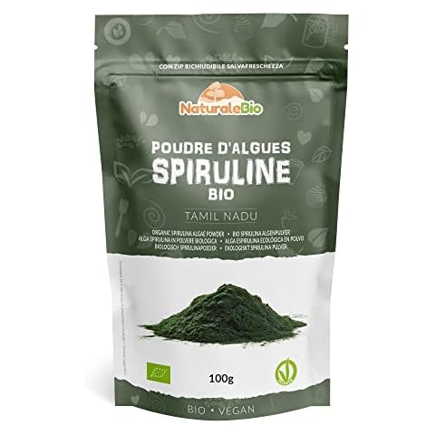 Spiruline Bio en Poudre 100g - NaturaleBio Cover