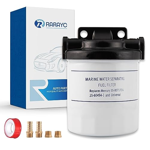 RARAYC Marine Boat Fuel Filter Water Separator Kit Spin-On 35-802893Q...