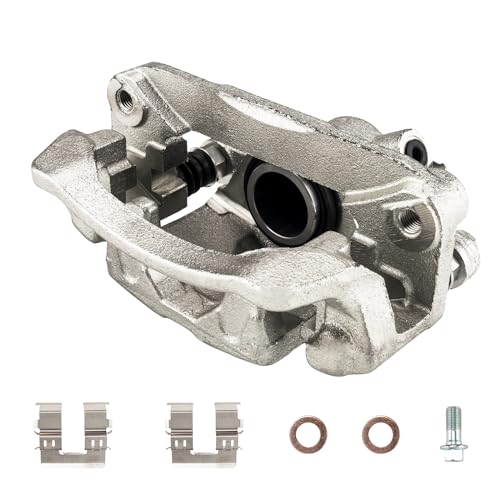 Image of PHILTOP Rear Left Brake Caliper 19-B3425 Compatible with 2009-2013 Subaru Forester, 2008-2014 Subaru Impreza, 2015-2021 Subaru WRX