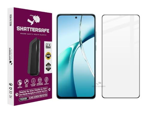 Image of Shattersafe Oleophobic Tempered Glass Screen Protector Compatible For Oneplus Nord CE 3 / Nord 3 [Pack of 1]. Edge To Edge Full Screen Protection With Easy Installation Kit & Case Friendly Fit.
