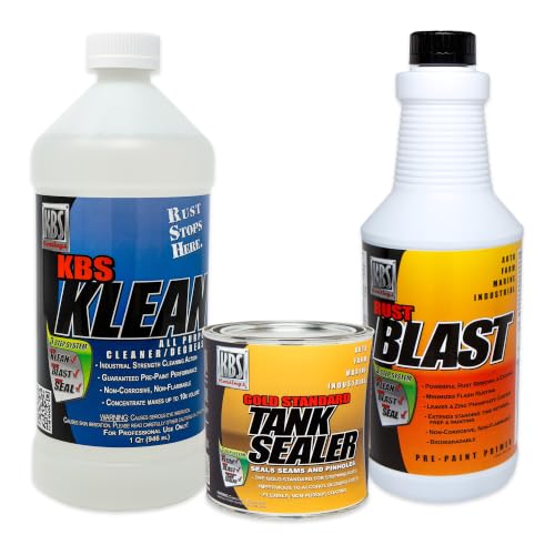 KBS Coatings Cycle Tank Sealer Kit, Motorcycle Gas Tank Seal...
