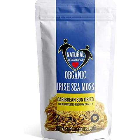 Dried Irish Sea Moss 100g | Caribbean Sea Moss | UK Made | Vegan | Wild Harvested | Non GMO | Natural Vitamins & Minerals | Dr Sebi Cover