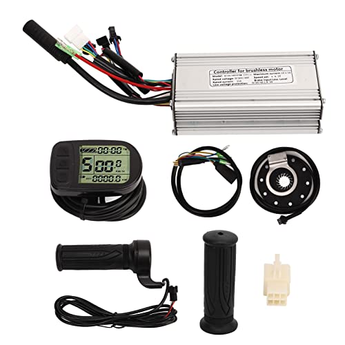 電動自転車コントローラーキット 22A 正弦波コントローラー LCD5 メータースロットルハンドル防水 500 ワットモーター用