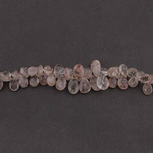 Rutile brun en poire LKBEADS pour créer des bijoux bohèmes chics au quotidien SB1442