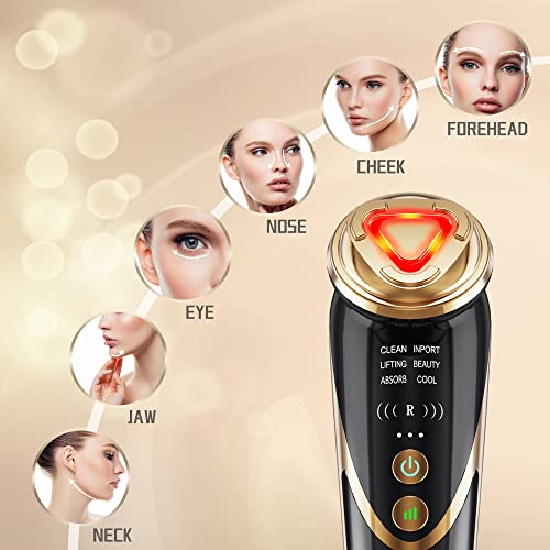 Toe Talk A1 PRO Radio Frequency Facial Machine With Ems - Anti-Aging Skin Tightening Rejuvenation Skin Care Eqipment Home Use,5 In 1 Light Therapy thumb #1