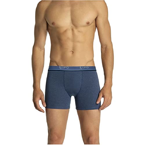Kit 4 Cuecas Boxer Lupo Algodão Sortida G