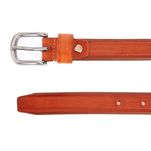 Jack&Chris Genuine Leather Casual Belt for Men with Texture Buckle Adjustable Belt for Cargo Pants Jeans3