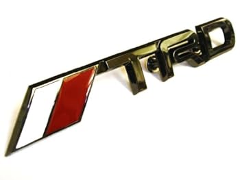 Unknown Binding TRD Black Chrome Grille Emblem Yaris Celica MR2 Camry Tacoma tC xB [Unknown] Book