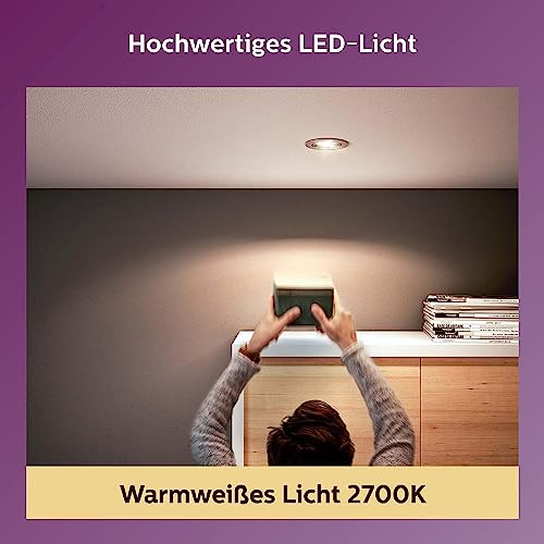 Spot LED GU10 Philips CorePro dimmable 4W blanc chaud pack de 6 - 2