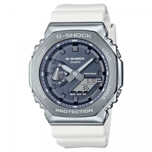 Montre Casio G-Shock Classic GM-2100WS-7AER en acier brossé avec alarme de précision