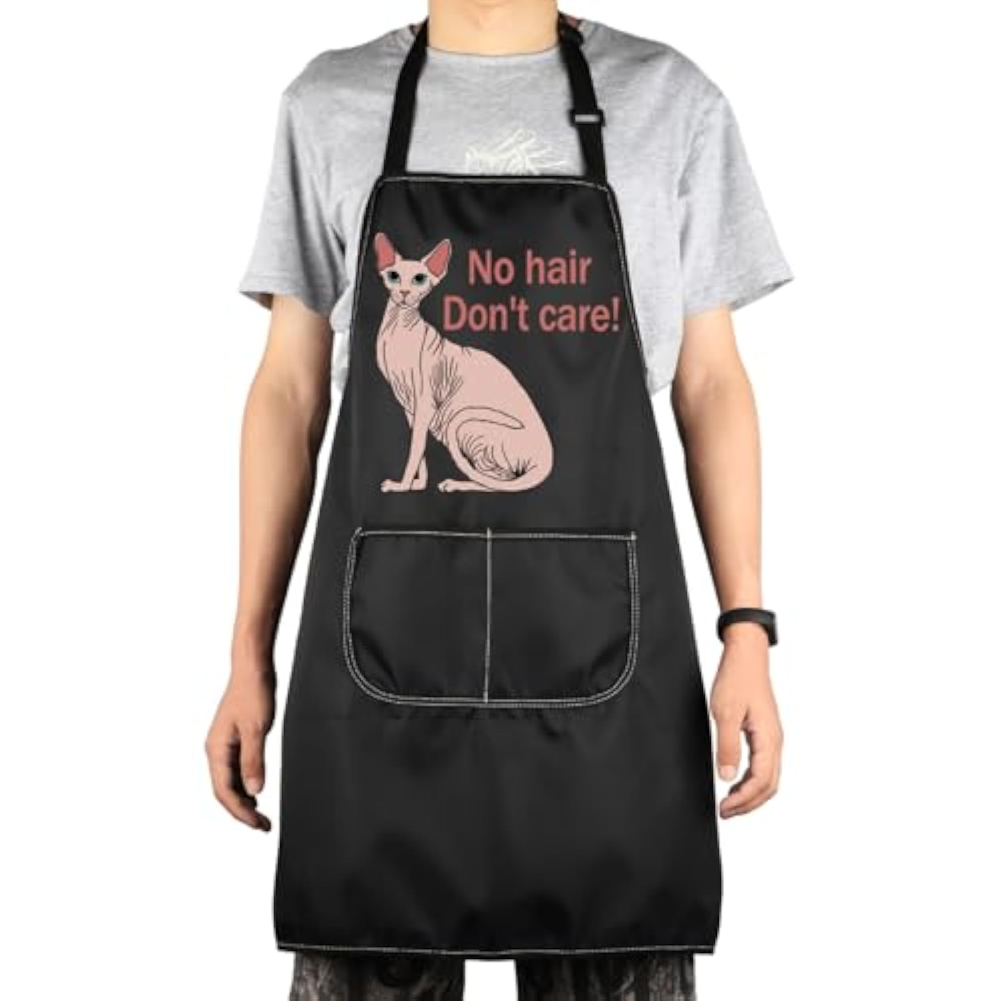 Sphynx Cat Kitchen Apron, Gift for Cat Lovers