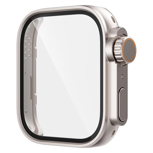 TRIPLE RIVER�EFor HUAWEI WATCH FIT 5 Pro �P�[�X �J�o�[ �t���ʋ����K���X �S�ʕی� �t���ی�P�[�X �F/�N���A �t�B������� �n�[�h�P�[�X(�K�����^���b�N)
