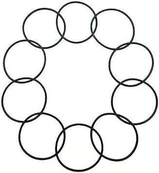 10pcs Carburetor Fuel Bowl Gaskets for Briggs and Stratton Engines Equipped 693981 280492 084132 084133 084232 084332 084333 091412 Rubber Diameter 47cm Thickness 2mm