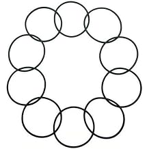 10pcs Carburetor Fuel Bowl Gaskets for Briggs and Stratton Engines Equipped 693981 280492 084132 084133 084232 084332 084333 091412 Rubber Diameter 47cm Thickness 2mm