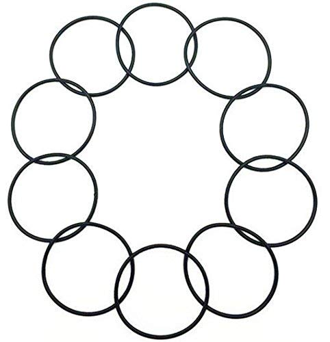 LinaLife 10pcs Carburetor Fuel Bowl Gaskets for Briggs and Stratton Engines Equipped 693981 280492 084132 084133 084232 084332 084333 091412 Rubber Diameter 47cm Thickness 2mm