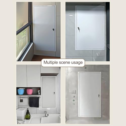 Panel decorativo gris de aluminio resistente para inspección de techos 7