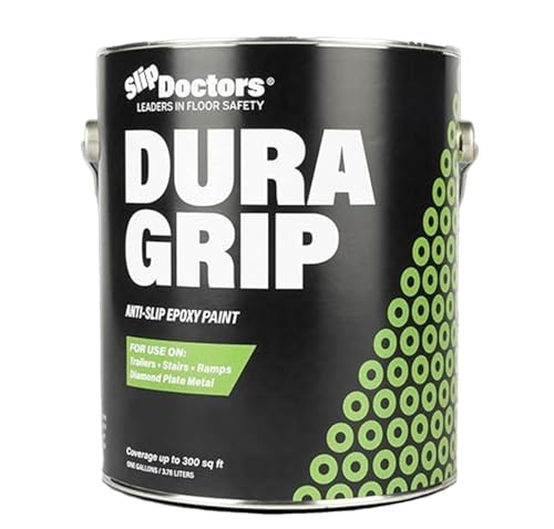 Pintura Antideslizante Dura Grip para Concreto, Madera, Baldosa y Metal – Recubrimiento Antideslizante para Piso, Terrazas y Rampas – Galón (Azul Seguridad) miniatura 1