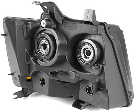 Replacement Headlights Headlamps Black/Smoke For 2007-2013 Chevy Avalanche / 2007-2014 Suburban Tahoe
