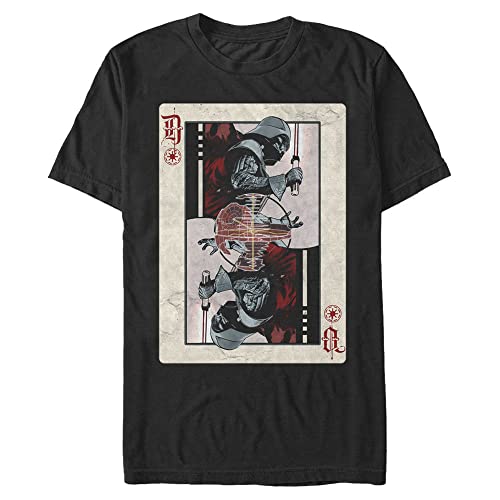 T-shirt Star Wars Dark Vador imprimé carte graphique et coupe confort L
