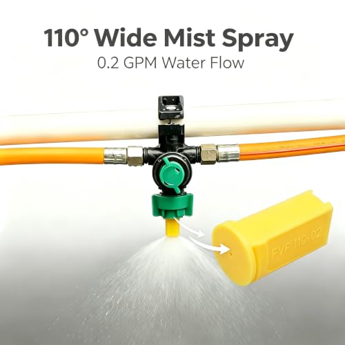 6 Nozzle ATV Sprayer Boom Wand Kit – 122" Spray Coverage for ATV & UTV Sprayers, Sprayer Boom with 2 Types of Nozzles & 3/8'' & 1/2'' Brass Barbs by VANPET - Used condition - Image 4