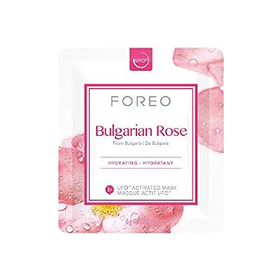 علاج قناع Foreo Ufo المنشط لمكافحة الشيخوخة ، الوردة البلغارية ، 0.21 أونصة (حزمة من 6)