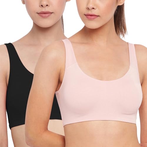 Enamor Low Impact Women's Cotton Everyday Sports Bra - All Day Co...