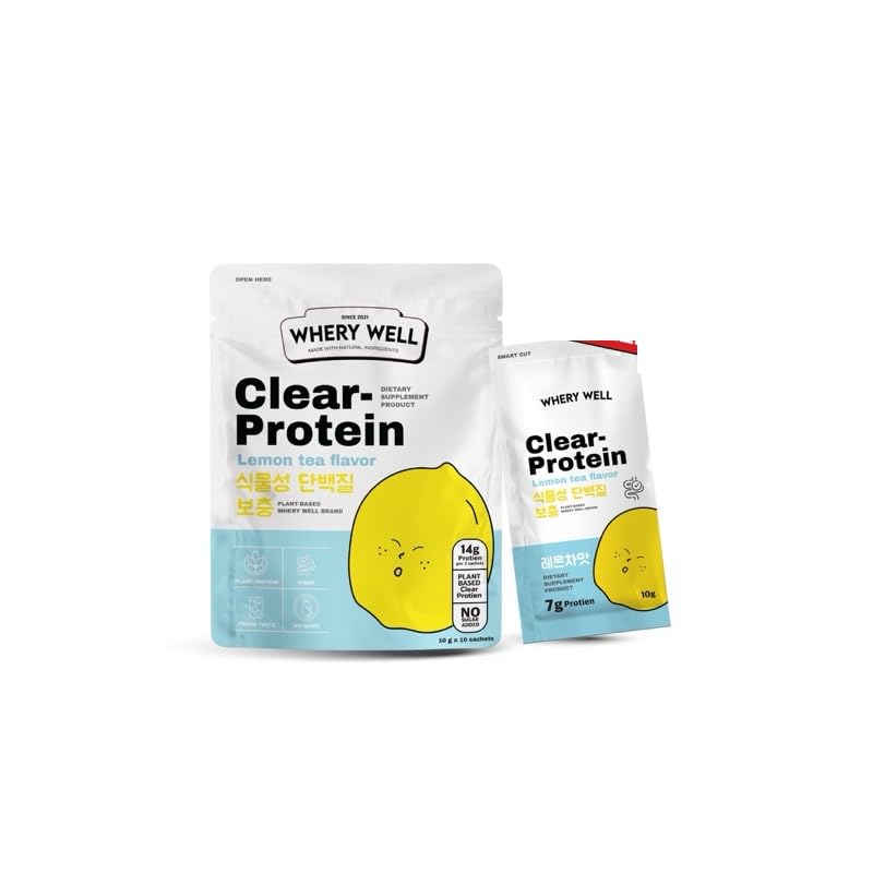 Generic WHERY WELL Clear Protein lemon tea 14g.x 30 sachets