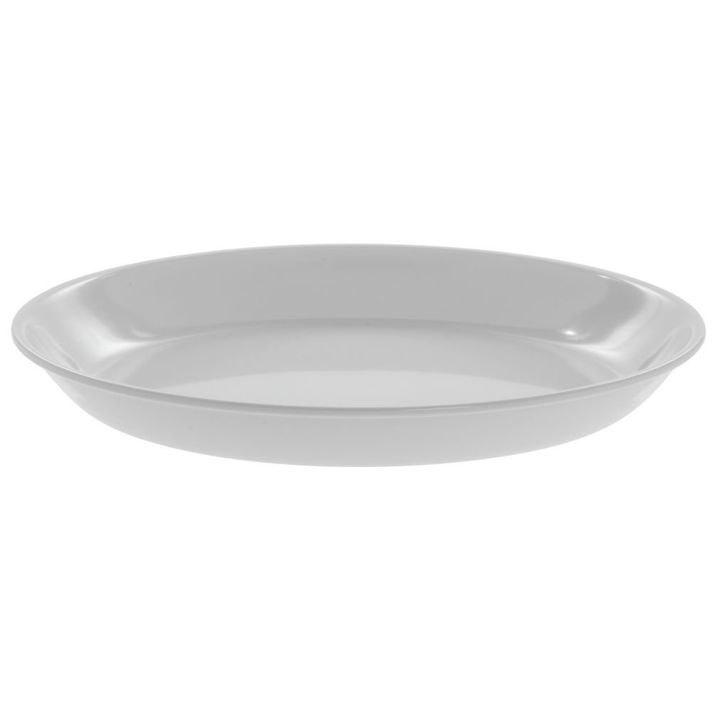 G.E.T. Heavyweight Milano Collection 2 qt Round White Melamine Bowl - 13 1/2"Dia x 1 1/2"H by G E T ENTERPRISES LLC – Melamine, White, Model ML-76-W