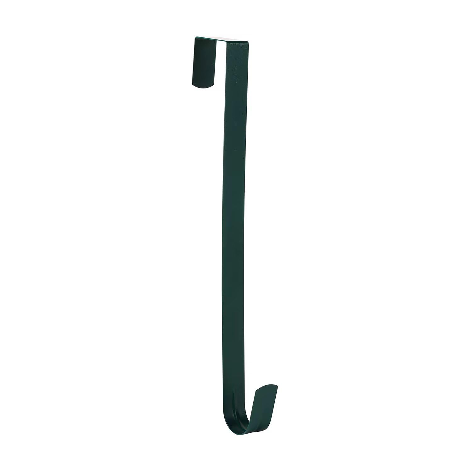 Slim Over The Door Wreath Hanger for Front Door, 12" Green 1 Pack