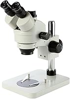 Vista 2 de Kit de accesorios para microscopio 3.5X-180X Trinocular Microscopio Aluminio Zoom Continuo Microscopio Juego de Microscopio Diapositivas