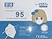 Produktbild 10x Kind Atemschutz Maske Premium Nasenclip Mund und und Nasenschutz Mundschutz Atemmaske - Schutzmaske mit Filterleistung Kinder