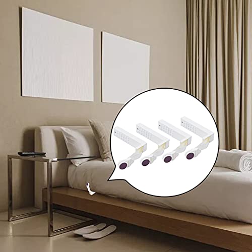 NC Suportes de lençol de 4 peças Fixadores de lençol de cama Pinças de lençol para manter as folhas
