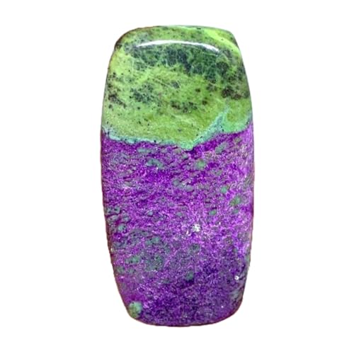 Stichtite naturelle cabochon 35x17mm rectangle pour création bijoux pendentif collier