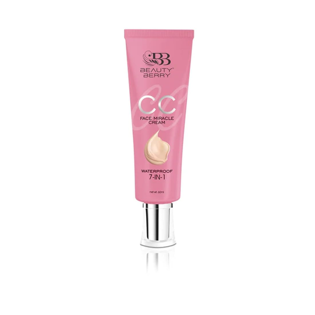 BEAUTY BERRY CC Face Miracle Cream Waterproof 7-In-1 60ml (C-10-02 LIGHT BEIGE)-image-17