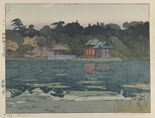 Affiche Toile Sakuji de Hiroshi Yoshida poster déco japon 60x90cm