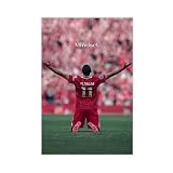 ZCXH Mohamed Poster Salah (3) Canvas Poster Wall Art for Home Bedroom Office Dorm Room Decor Gift Unframe-style 12" L X 18" W