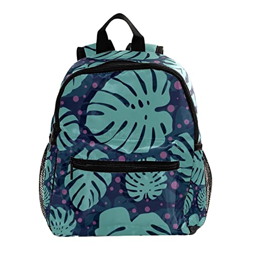 Sac à dos pour garçons et filles motif tropical multicolore de 30 cm