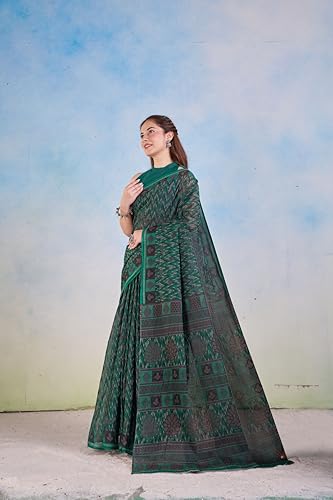 Image of TAMAIRA FASHION Mulmul Pure Cotton Saree For Woman |Office Wear Daily Wear Daily Wear Sarees For Women Without Blouse Piece(Available in 12 Colours)