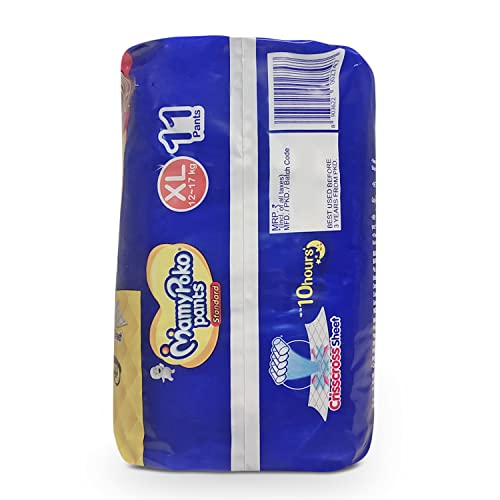 Image of MamyPoko Baby Mamy Poko Pants Standard Crisscross Pant Style Diapers, X-Large (Pack Of 11)