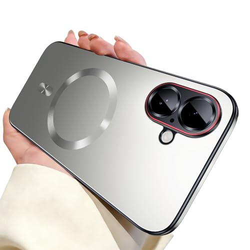 Image of for iPhone 17 Case,Slim Design Compatible with MagSafe,Strong Magnetic Shockproof Military-Grade Protection for Screen & Camera Cover Case for 17,Silver