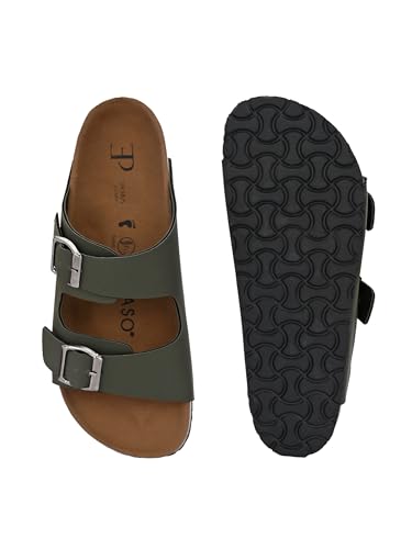 Image of EL PASO Leather Fashion Sandals Casual Platform Heels Wedges Cork Sole Sandal for Women & Girls