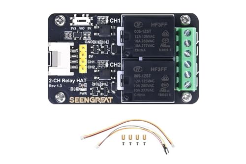 Relais HAT pour Raspberry Pi et Arduino, carte double canal 5V/3.3V avec optocoupleur