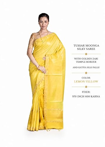 NIMRA CRAFT gold bhagalpuri silk saree – image 2