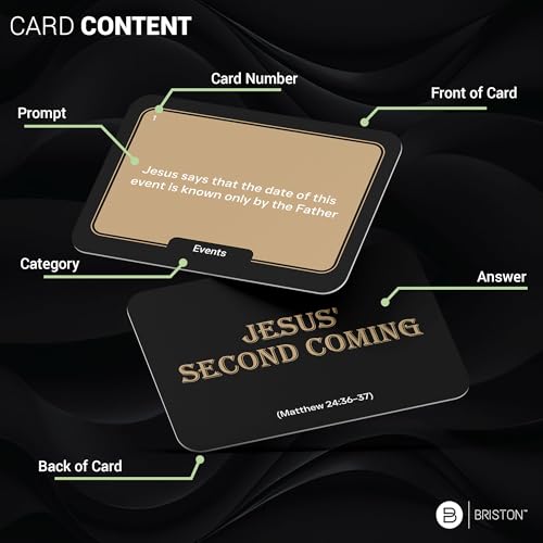 Image of Bible Trivia Cards - 225 Scripture Questions for Sunday School & Homeschool