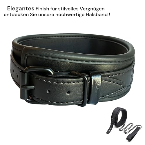 Halsband & leine Bdsm Adult Sex Toy Schwarz Halsband damen für sex Collar Lederhalsband männer fetisch Sexhalsbänder Bdsm halsband choker leder männer Collar choker FOPS B17