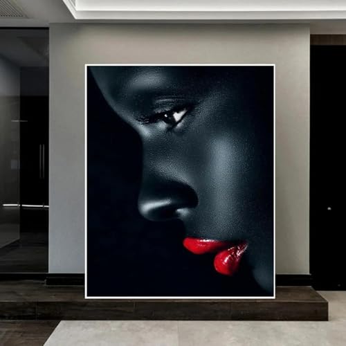Affiche femme africaine XINBAO 60x90cm toile sexy style scandinave sans cadre