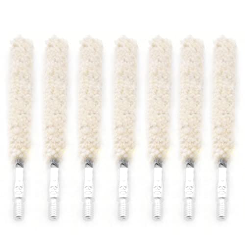 Estary Ranking 10 Pack Gun Cleaning Bore Cotton Mops Brushes 8-32 5-16 or 5-40 Threaded (.30 Caliber)